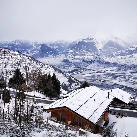 With The Most Beautiful Panorama View! - 4 Bedrooms, 2 Bathrooms, Big Corner Garden With Wide View On The Mountains And The Amazing Rhone Valley! 公寓 维松纳