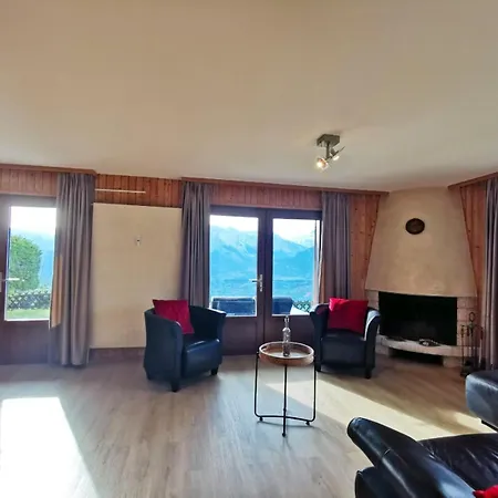 With The Most Beautiful Panorama View! - 4 Bedrooms, 2 Bathrooms, Big Corner Garden With Wide View On The Mountains And The Amazing Rhone Valley!