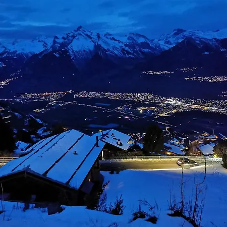 With The Most Beautiful Panorama View! - 4 Bedrooms, 2 Bathrooms, Big Corner Garden With Wide View On The Mountains And The Amazing Rhone Valley! * Veysonnaz